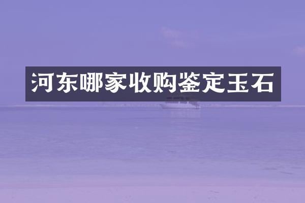 河东哪家收购鉴定玉石