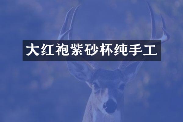 大红袍紫砂杯纯手工