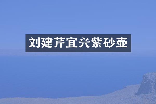 刘建芹宜兴紫砂壶