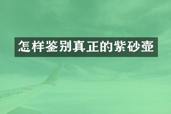 怎样鉴别真正的紫砂壶