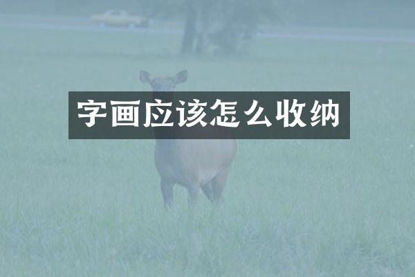 字画应该怎么收纳