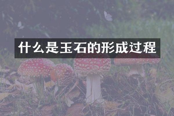 什么是玉石的形成过程
