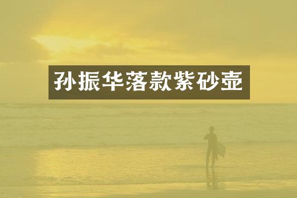 孙振华落款紫砂壶