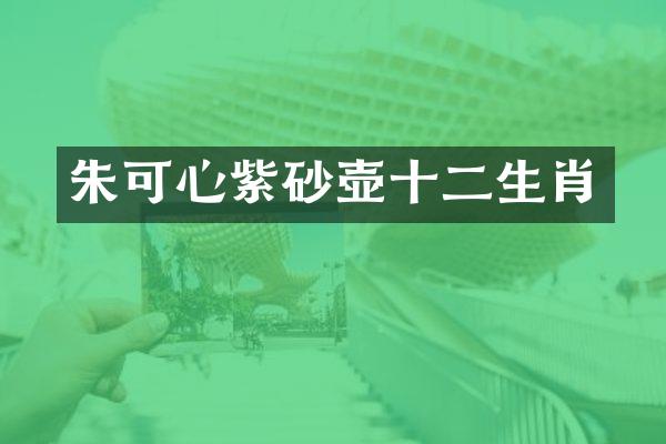 朱可心紫砂壶十二生肖