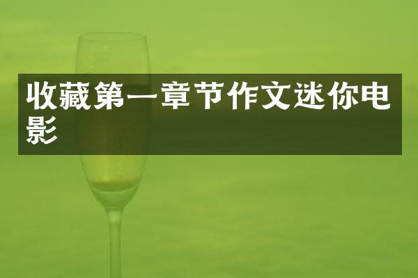 收藏第一章节作文迷你电影