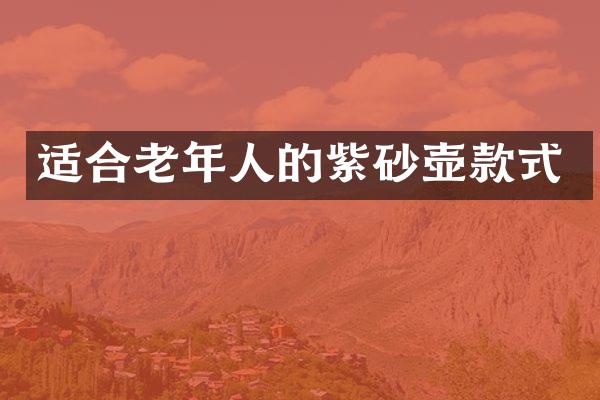 适合老年人的紫砂壶款式