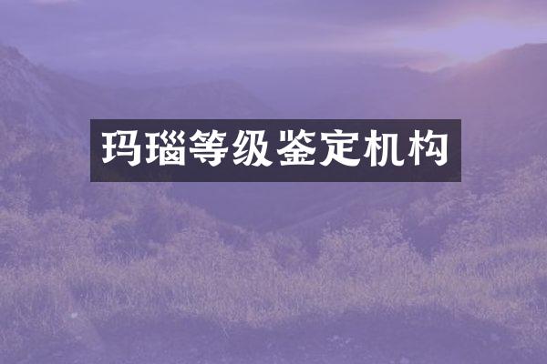 玛瑙等级鉴定机构