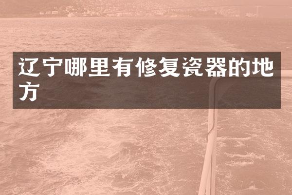 辽宁哪里有修复瓷器的地方