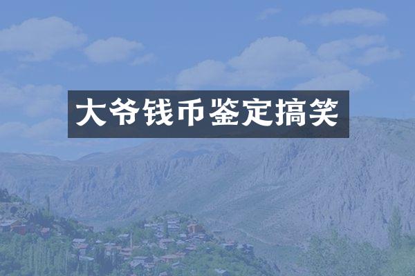 大爷钱币鉴定搞笑
