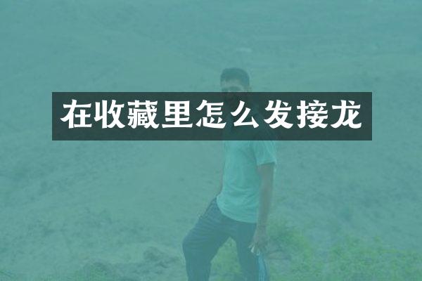 在收藏里怎么发接龙