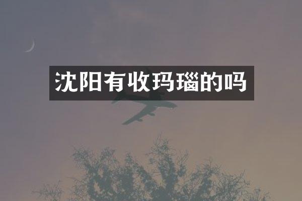 沈阳有收玛瑙的吗