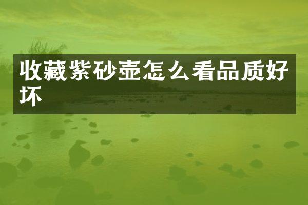 收藏紫砂壶怎么看品质好坏