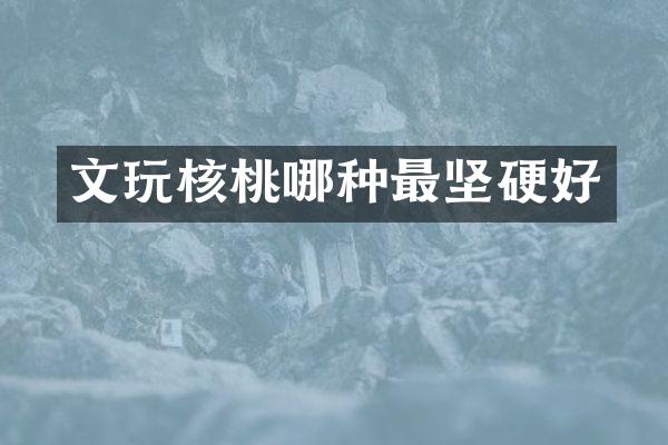 文玩核桃哪种最坚硬好
