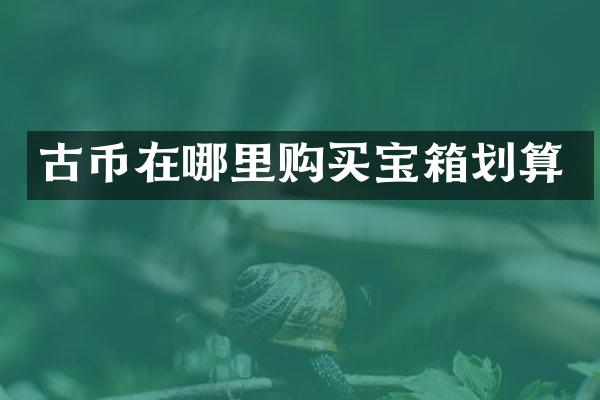 古币在哪里购买宝箱划算