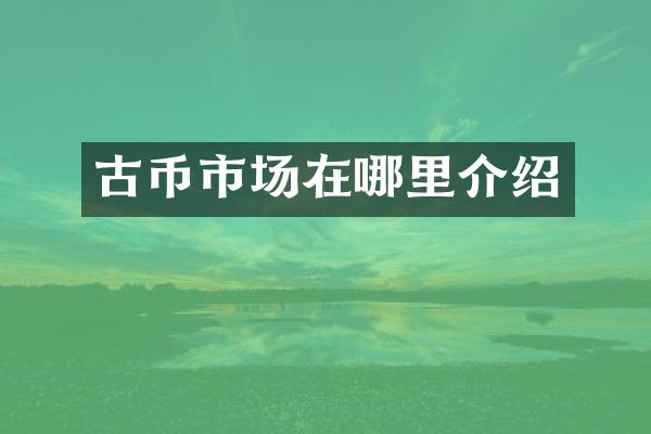 古币市场在哪里介绍