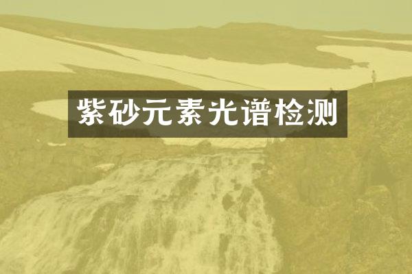 紫砂元素光谱检测