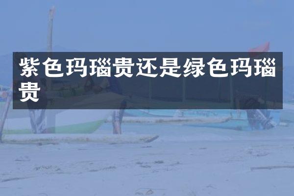 紫色玛瑙贵还是绿色玛瑙贵