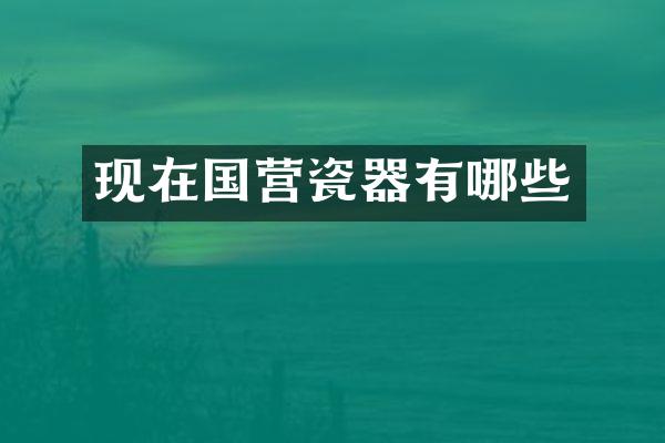 现在国营瓷器有哪些