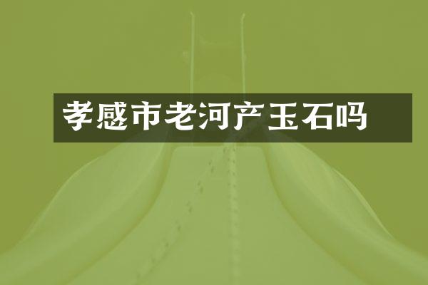 孝感市老澴河产玉石吗