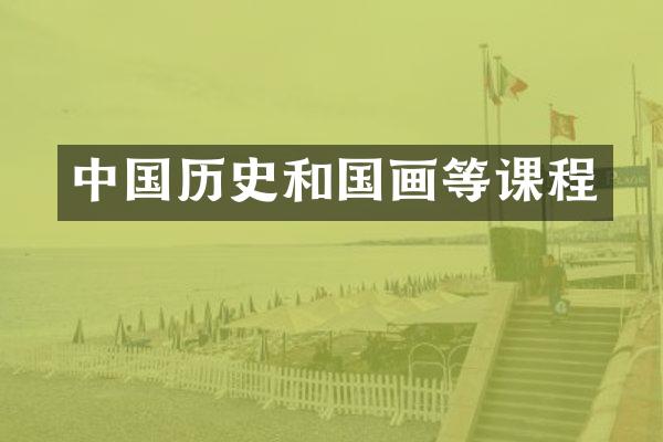 中国历史和国画等课程