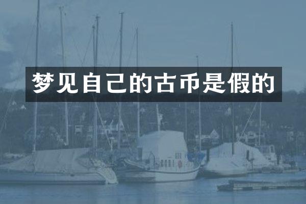 梦见自己的古币是假的