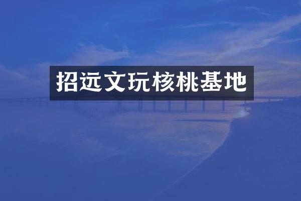招远文玩核桃基地