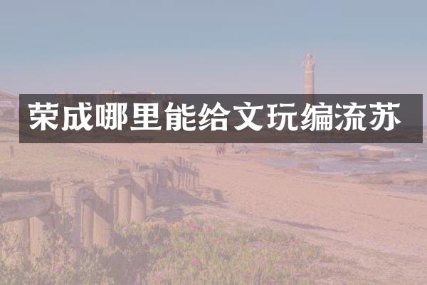 荣成哪里能给文玩编流苏
