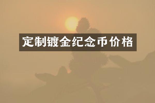 定制镀金纪念币价格
