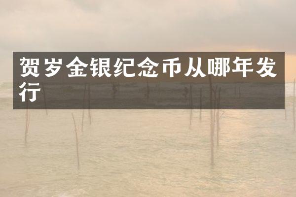 贺岁金银纪念币从哪年发行