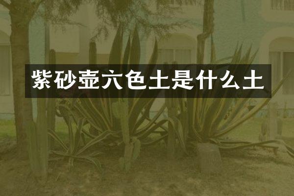 紫砂壶六色土是什么土