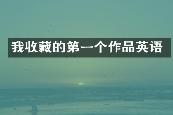 我收藏的第一个作品英语