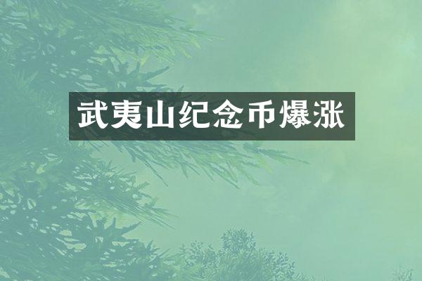 武夷山纪念币爆涨