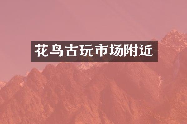 花鸟古玩市场附近