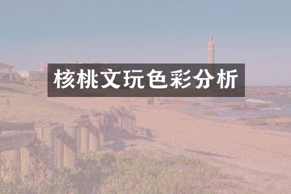 核桃文玩色彩分析