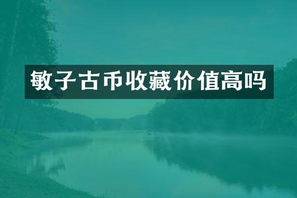 敏子古币收藏价值高吗