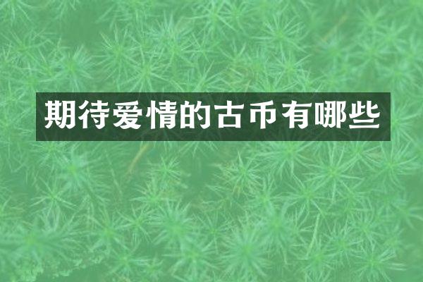 期待爱情的古币有哪些