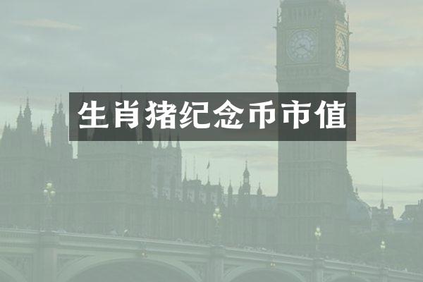 生肖猪纪念币市值