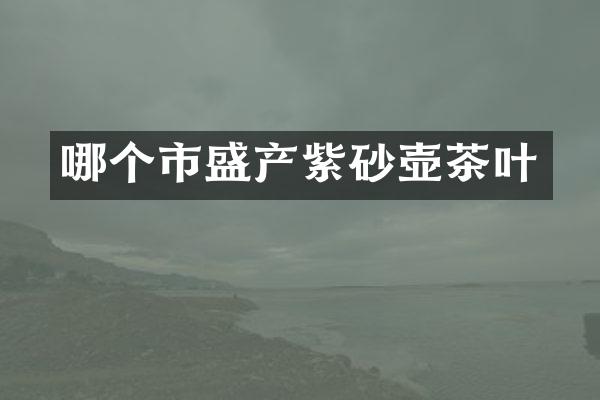 哪个市盛产紫砂壶茶叶