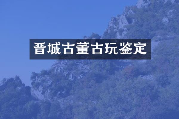 晋城古董古玩鉴定