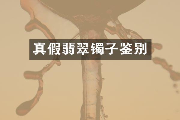 真假翡翠镯子鉴别