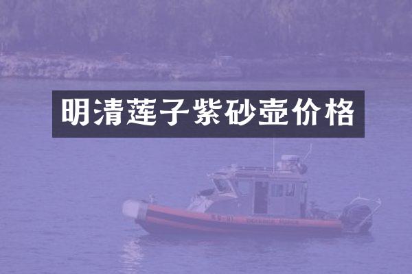 明清莲子紫砂壶价格