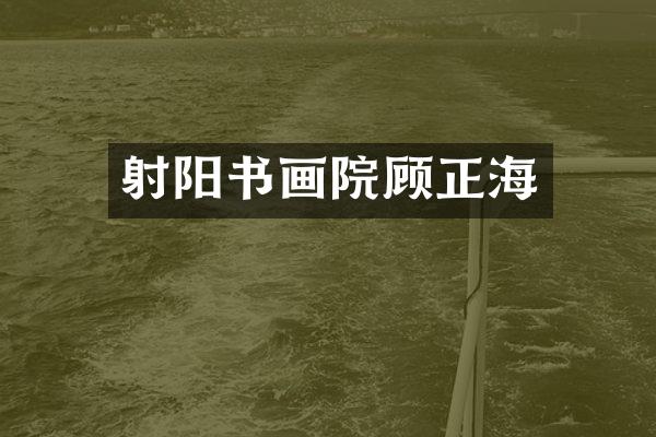 射阳书画院顾正海