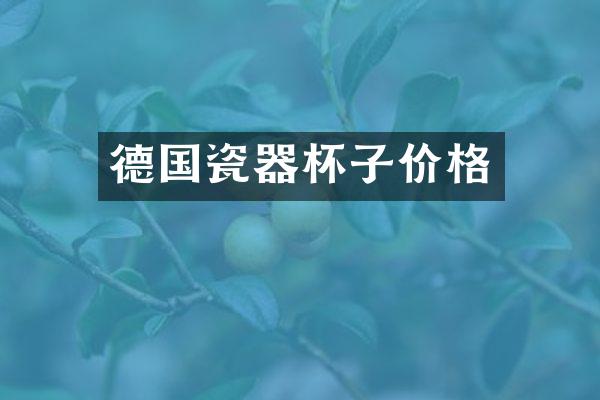 德国瓷器杯子价格