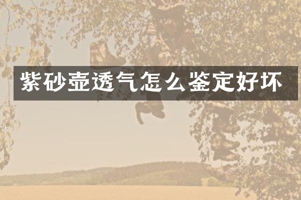 紫砂壶透气怎么鉴定好坏