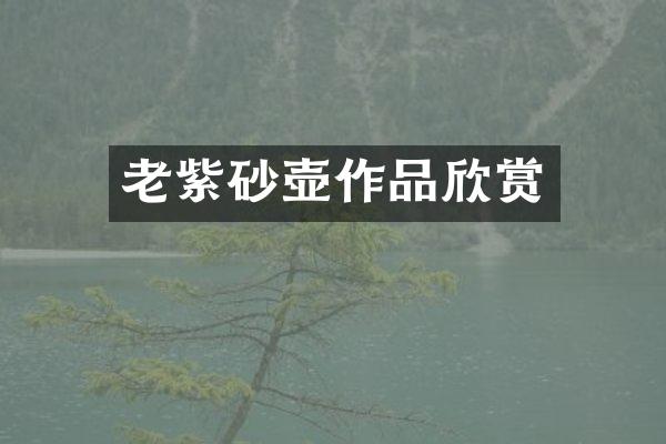 老紫砂壶作品欣赏