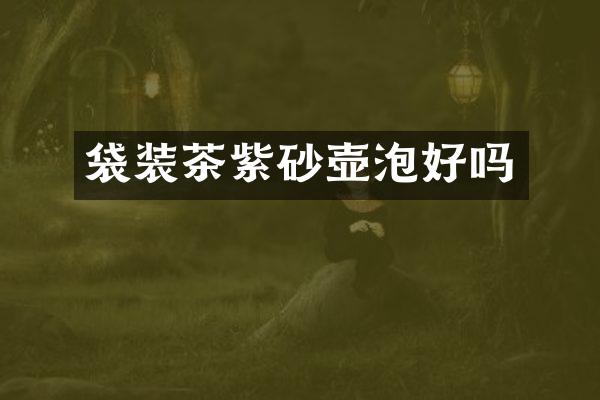 袋装茶紫砂壶泡好吗