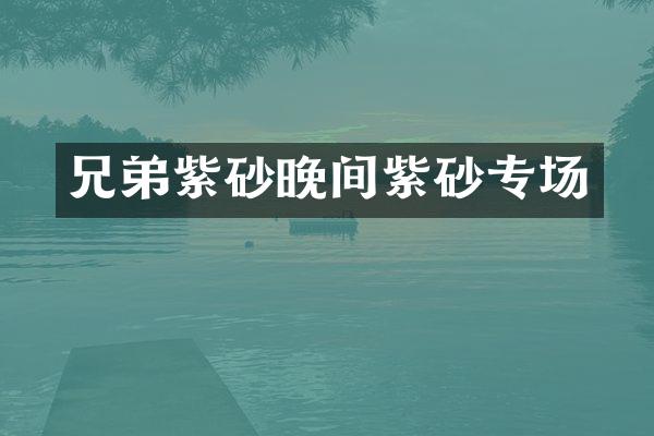 兄弟紫砂晚间紫砂专场