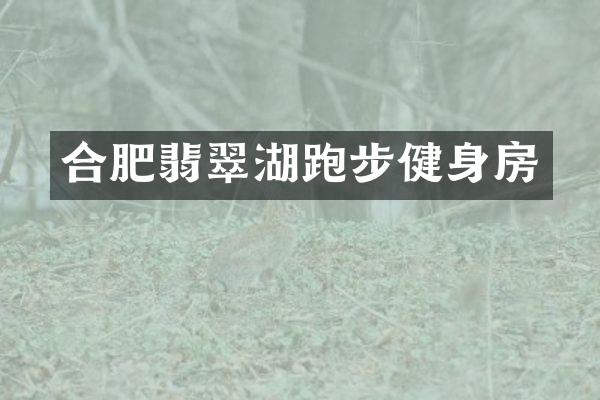 合肥翡翠湖跑步健身房