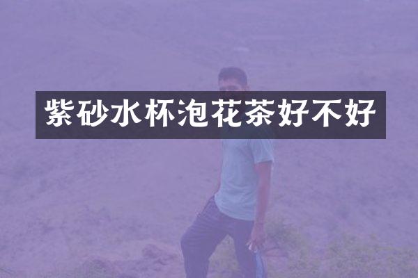 紫砂水杯泡花茶好不好