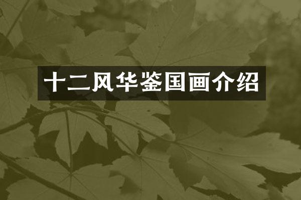 十二风华鉴国画介绍